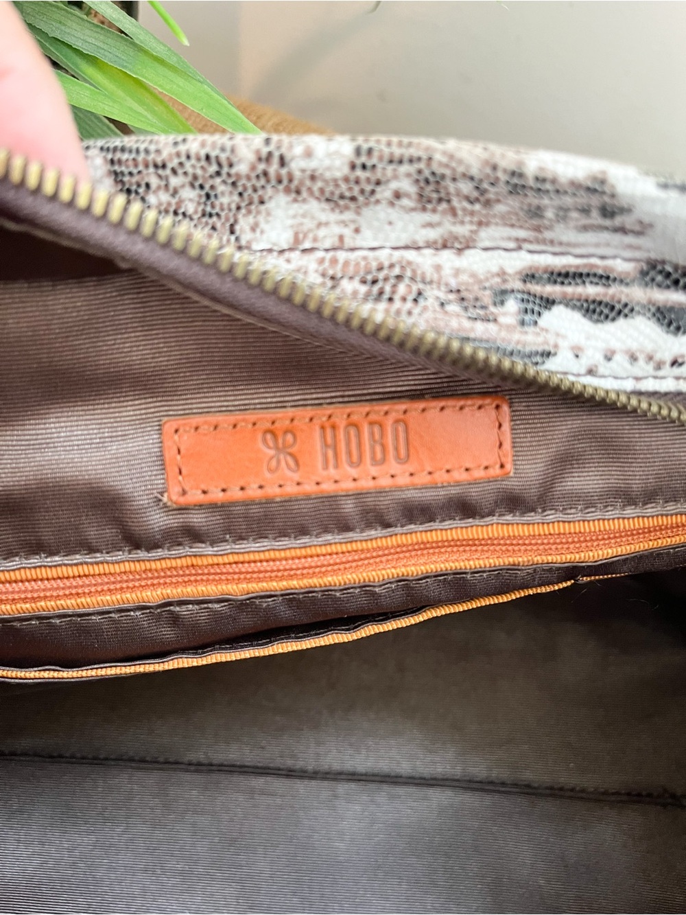 Hobo Bantam Lizard Print Satchel - Picture 11 of 11